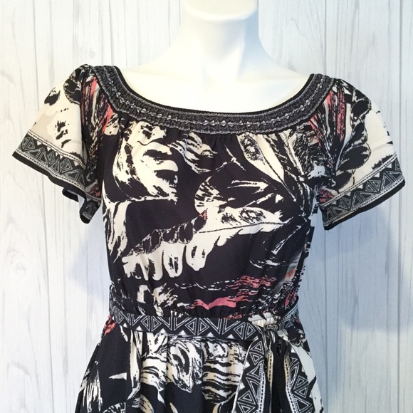 Flying Tomato Black Pink High/Low Dress - Picture 3 of 10